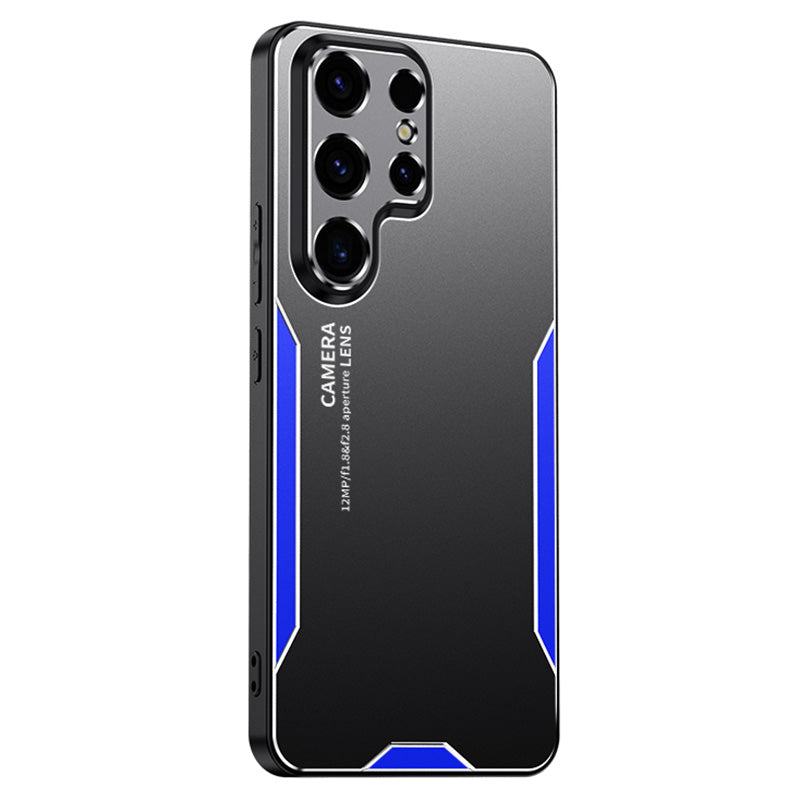 For Samsung Galaxy S23 Ultra Case Military Aluminum Alloy Cover Wholesale Cell Phone Accessories - Blue For Samsung Galaxy S23 Ultra Case Military Aluminum Alloy Cover Wholesale Cell Phone Accessories - Blue